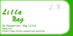 lilla mag business card